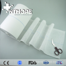 100% cotton gauze bandage for preventing bleeding